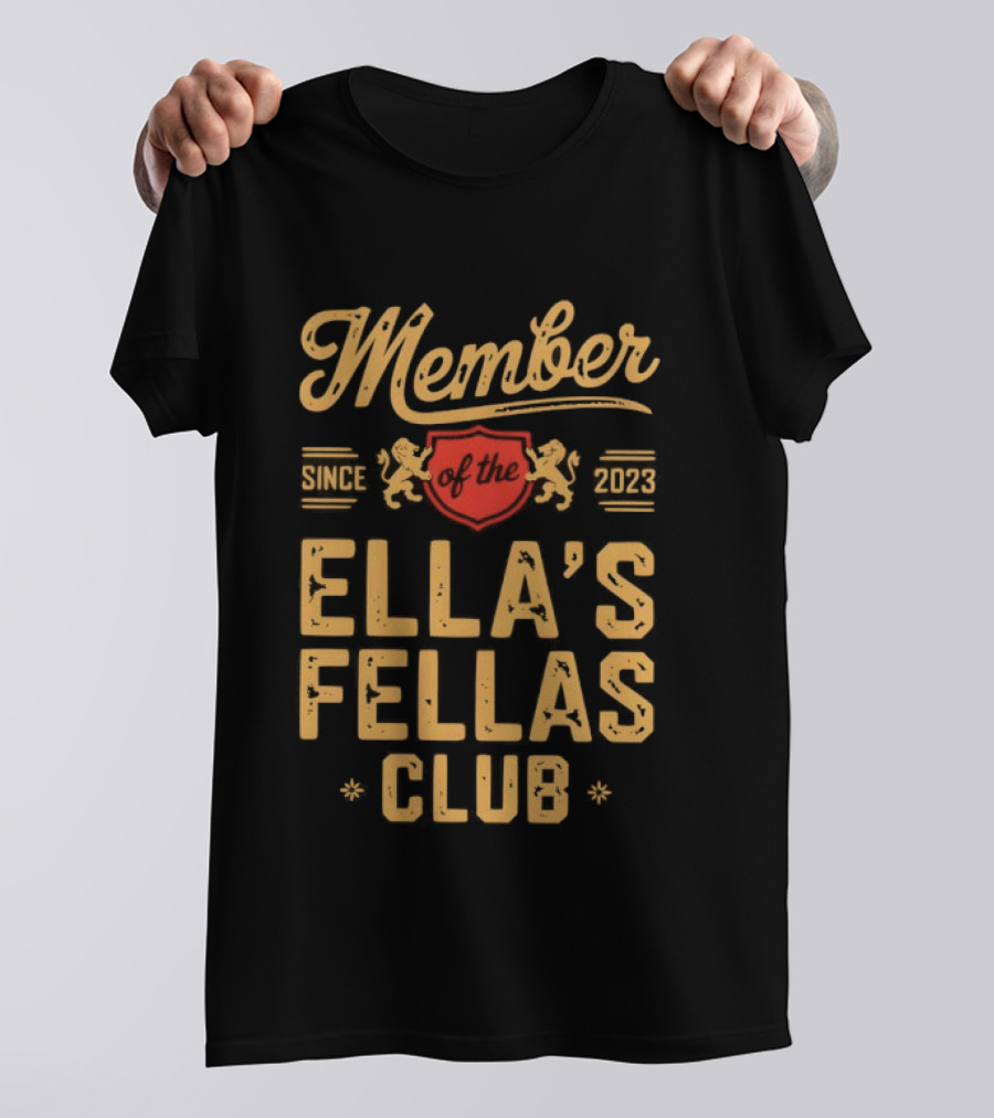 Member Ella's Fellas Club Red Crest Lions T-Shirt