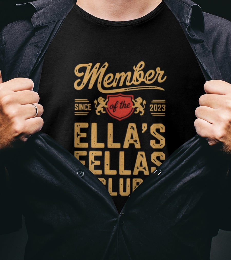 Member Ella's Fellas Club Red Crest Lions T-Shirt