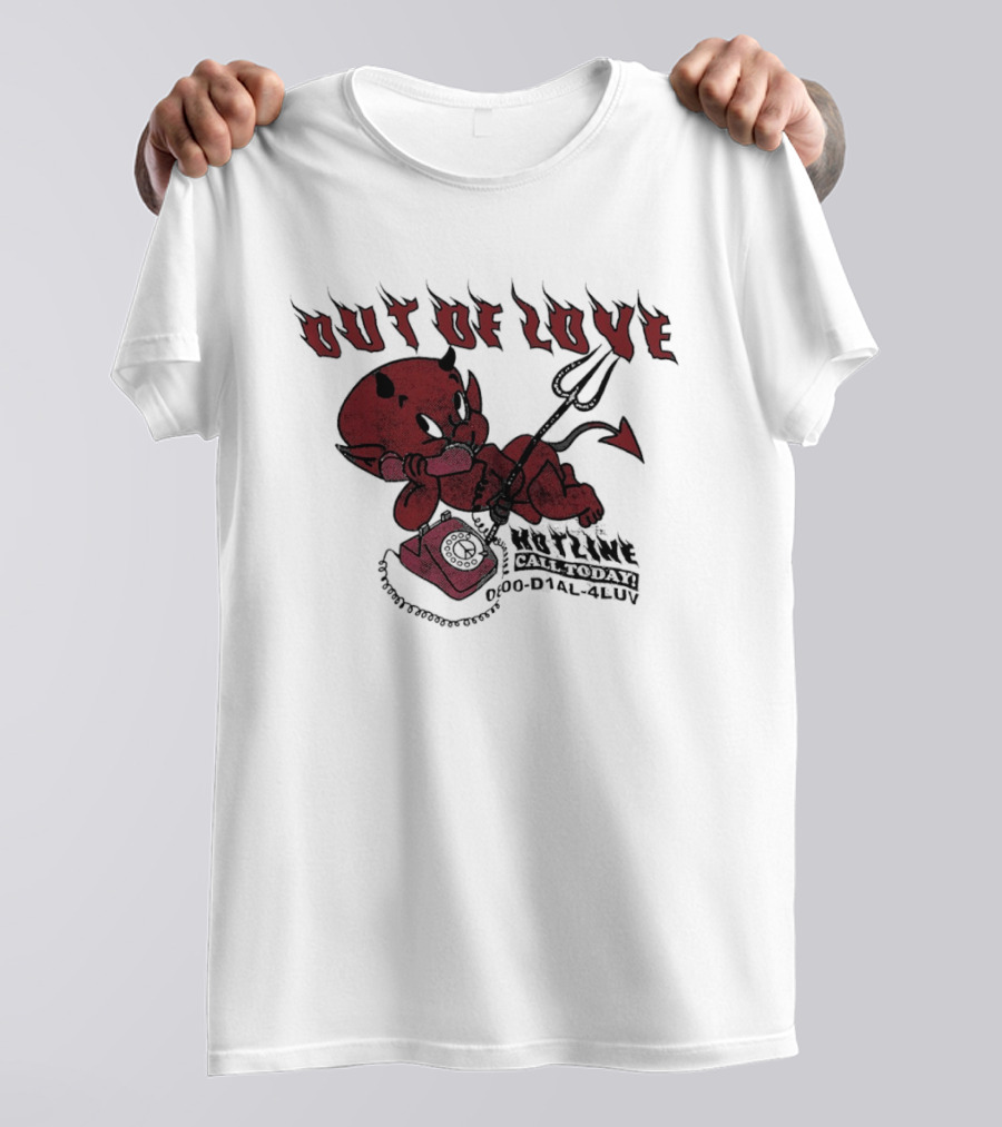Out Of Love Hot Stuff The Little Devil Phone Comic T-Shirt