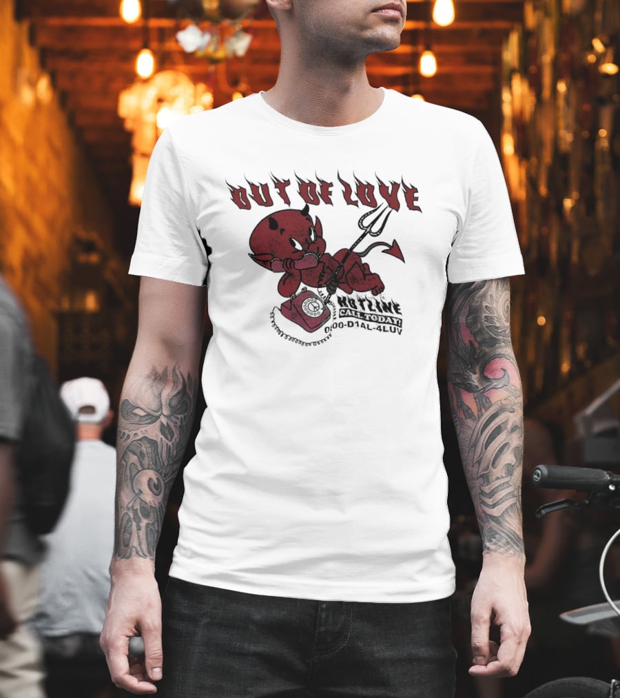 Out Of Love Hot Stuff The Little Devil Phone Comic T-Shirt