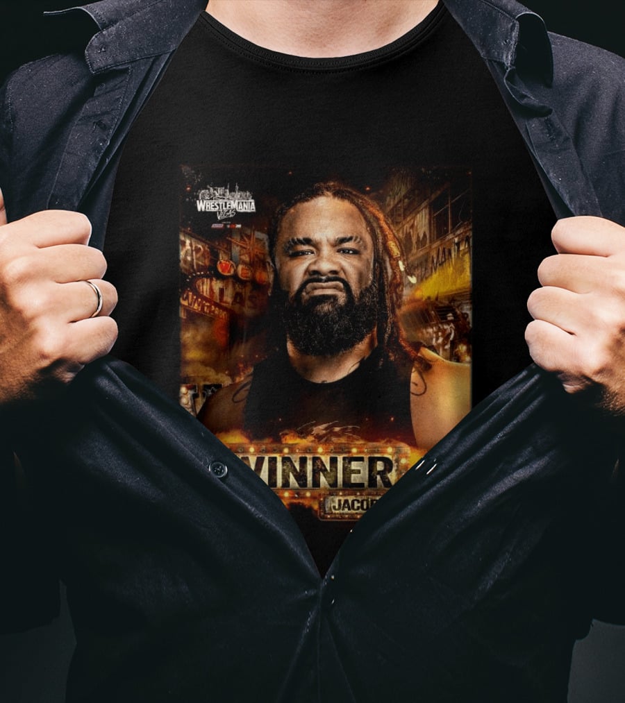 WrestleMania 42 Winner Jacob Fatu WWE 2026 Las Vegas T-Shirt