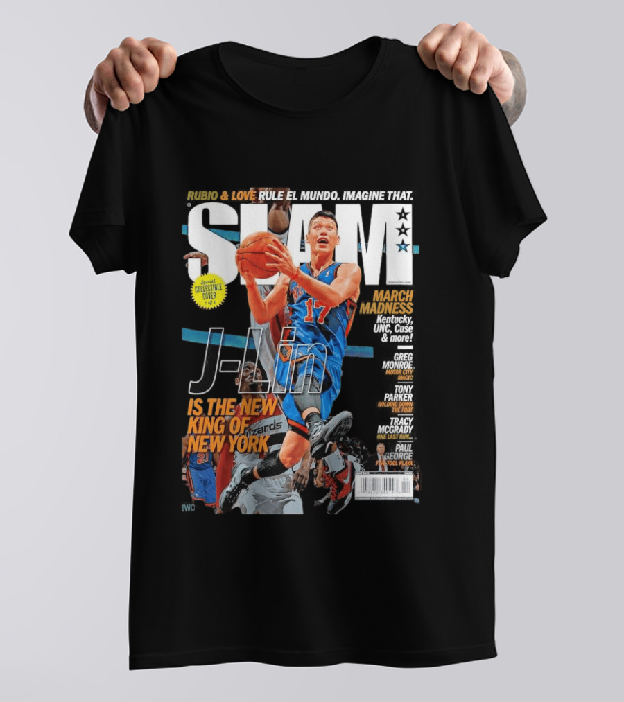 SLAM J Lin Is The New King Of New York Special Collectible Cover T-Shirt