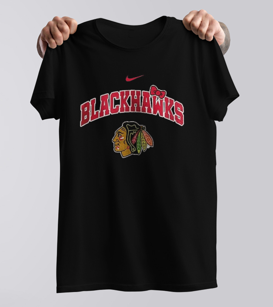 Nike Blackhawks Hello Kitty Collaboration T-Shirt
