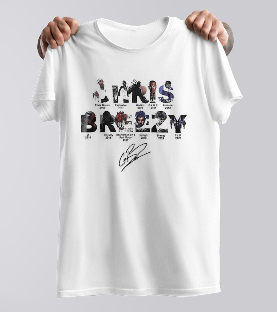 Chris Brown Breezy Tour Collection Signature T-Shirt