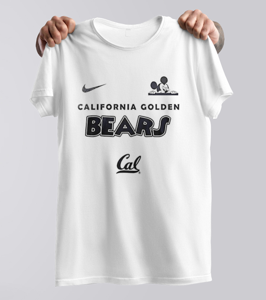 Nike California Golden Bears Mickey Mouse Cal T-Shirt