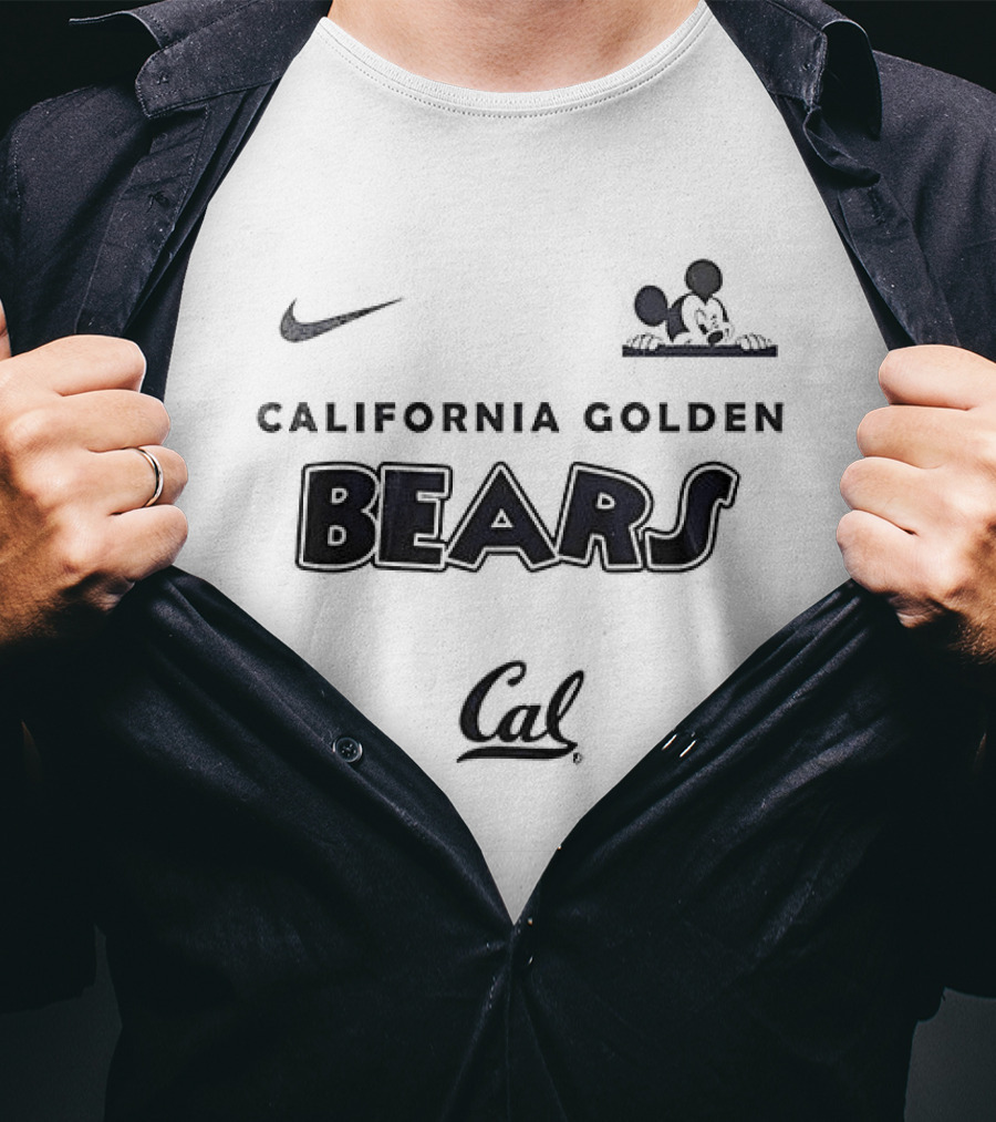 Nike California Golden Bears Mickey Mouse Cal T-Shirt
