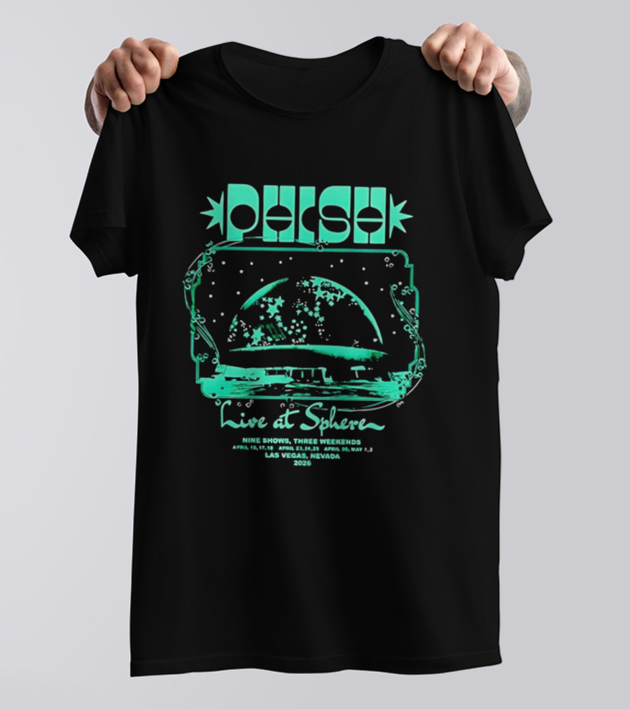 Phish Summer Tour 2026 Live At Sphere Las Vegas Special Edition T-Shirt