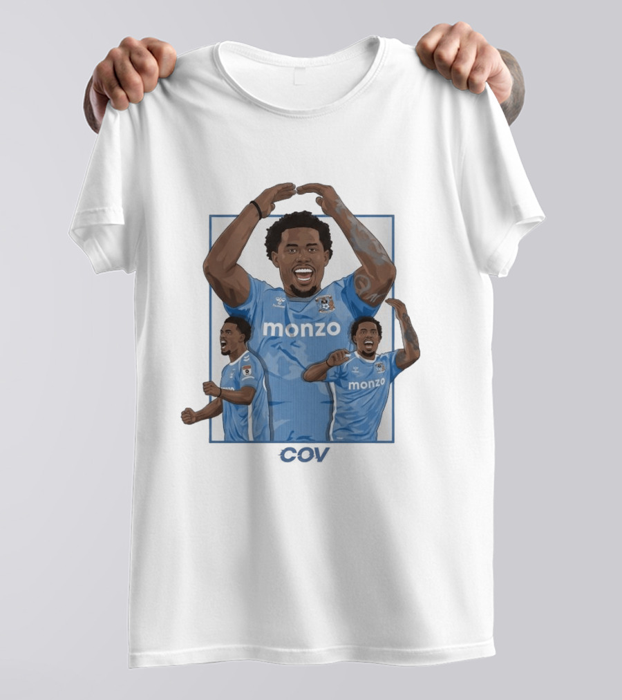 Milan Van Ewijk Coventry City FC Monzo We Are Back Premier League T-Shirt