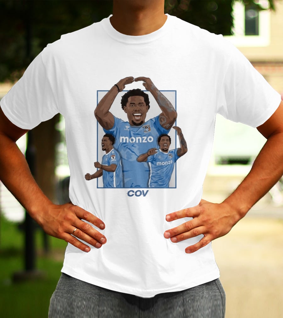 Milan Van Ewijk Coventry City FC Monzo We Are Back Premier League T-Shirt