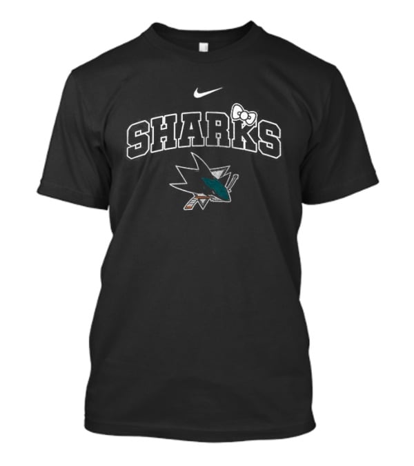 San Jose Sharks Hello Kitty Nike Collaboration T-Shirt