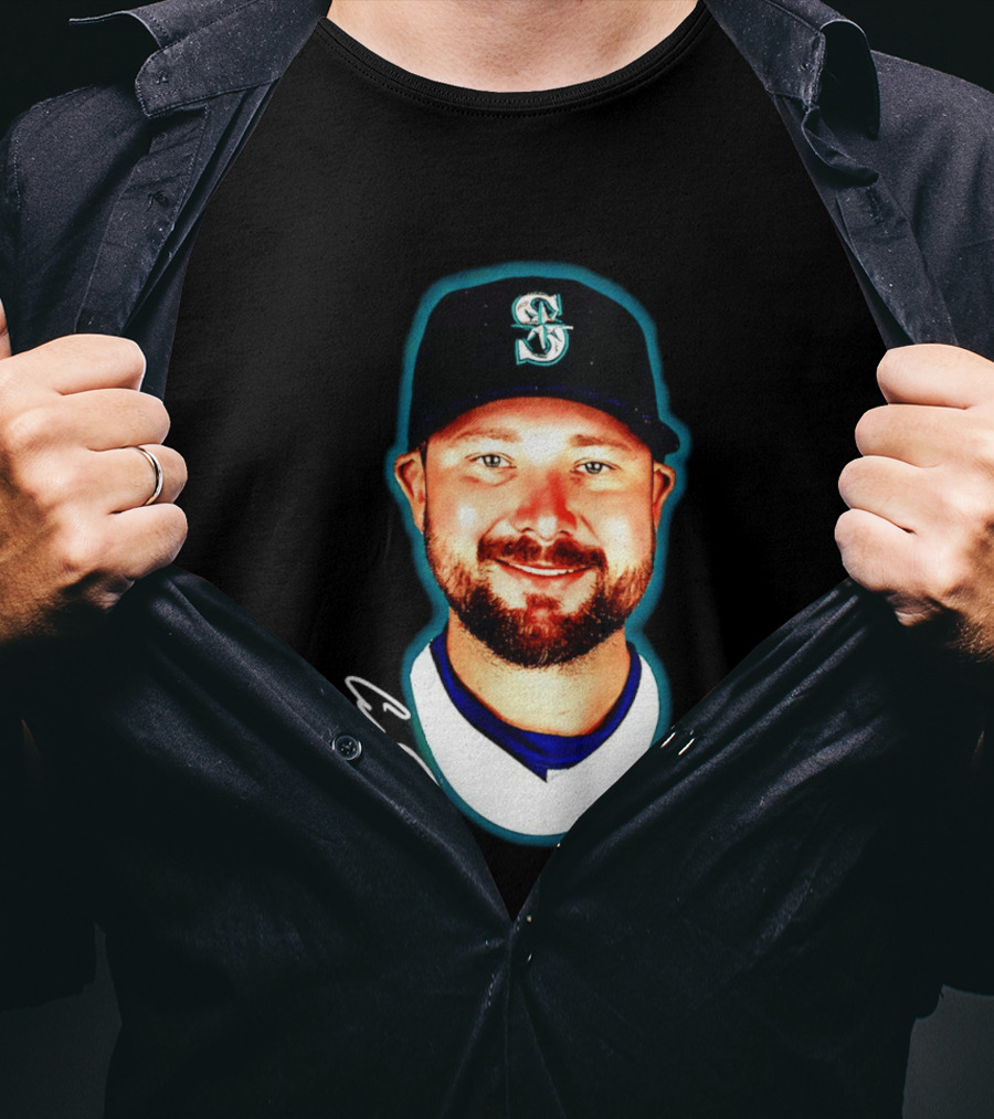 Seattle Mariners Cal Raleigh Outerstuff Headliner MLB Fan Gear T-Shirt