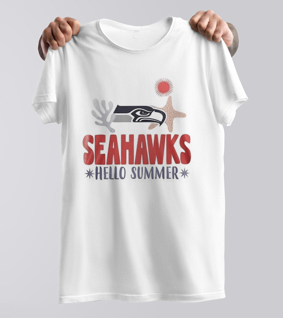 Seahawks Hello Summer School Is Out Scream And Shout T-Shirt