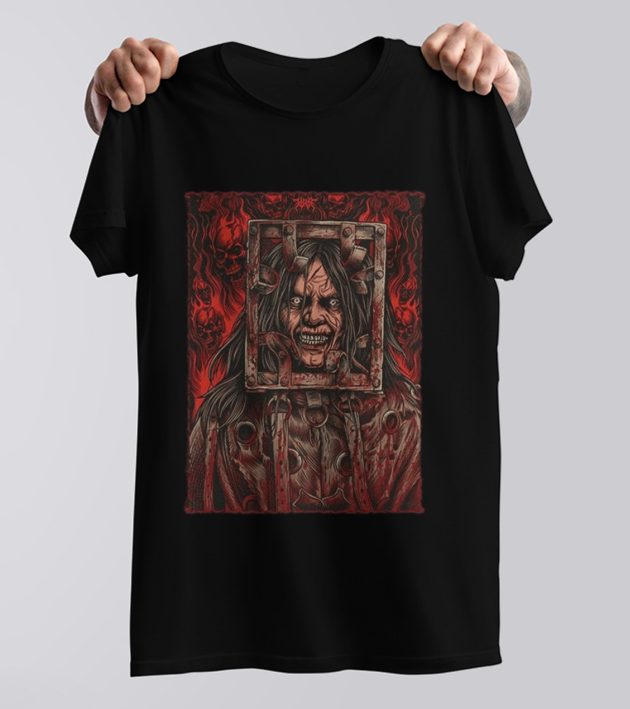 The Jackal Thir13en Ghosts 2001 Evil Soul Horror Movie Character Rugged T-Shirt