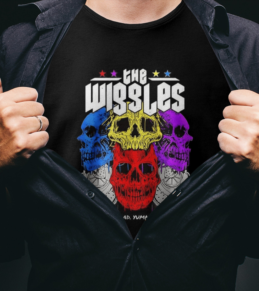 The Wiggles Fruit Salad Yummy Yummy Colorful Skull T-Shirt