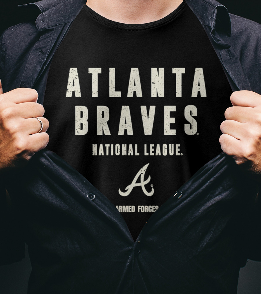 Atlanta Braves National League 2026 Armed Forces Day T-Shirt
