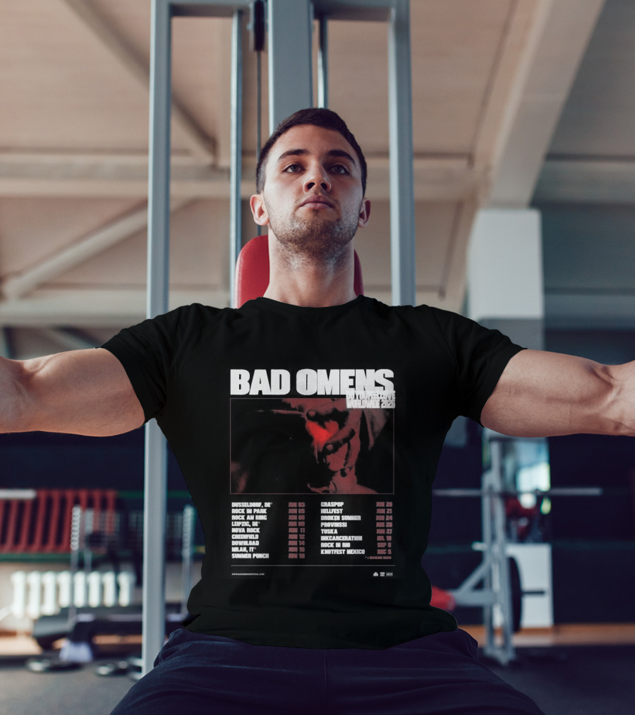 Bad Omens 2026 Worldwide Tour Dates T-Shirt