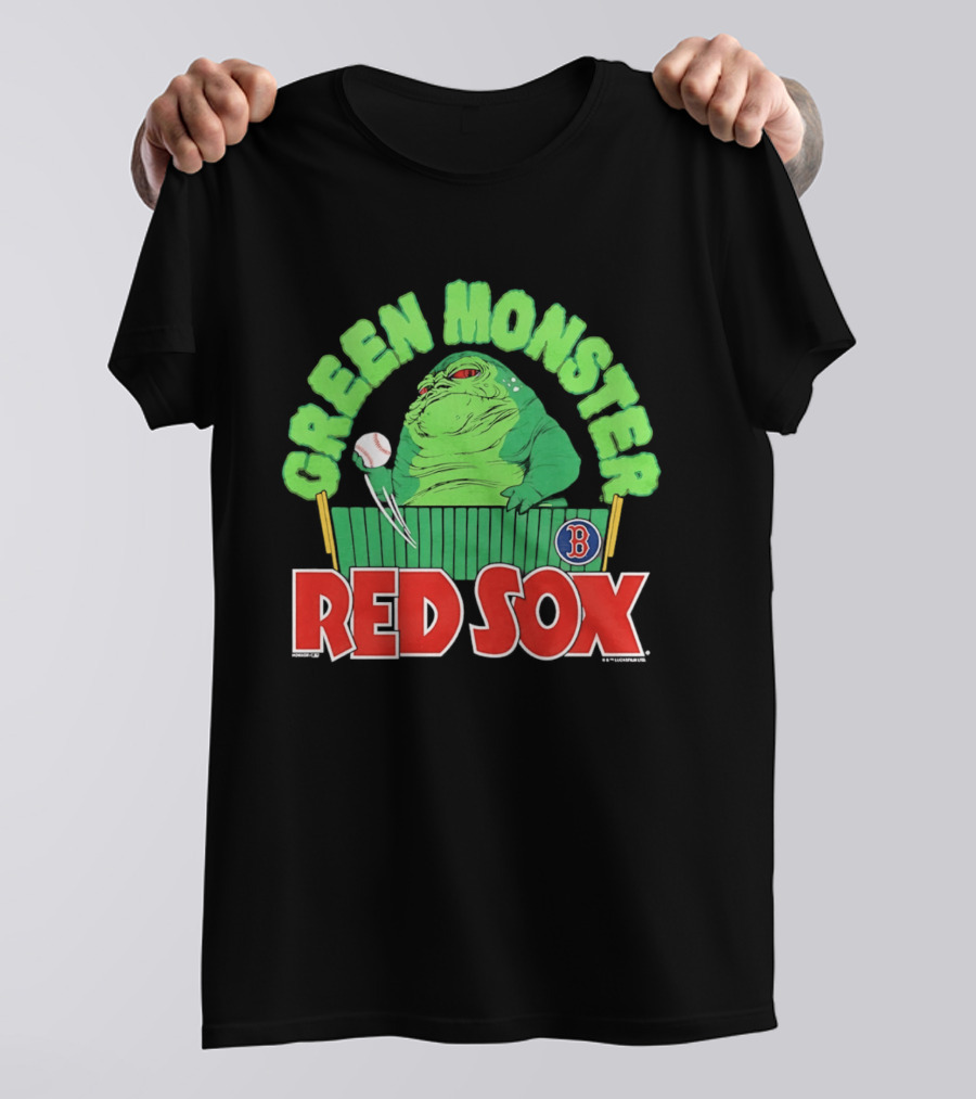 Boston Red Sox Green Monster Star Wars Hutt Baseball T-Shirt