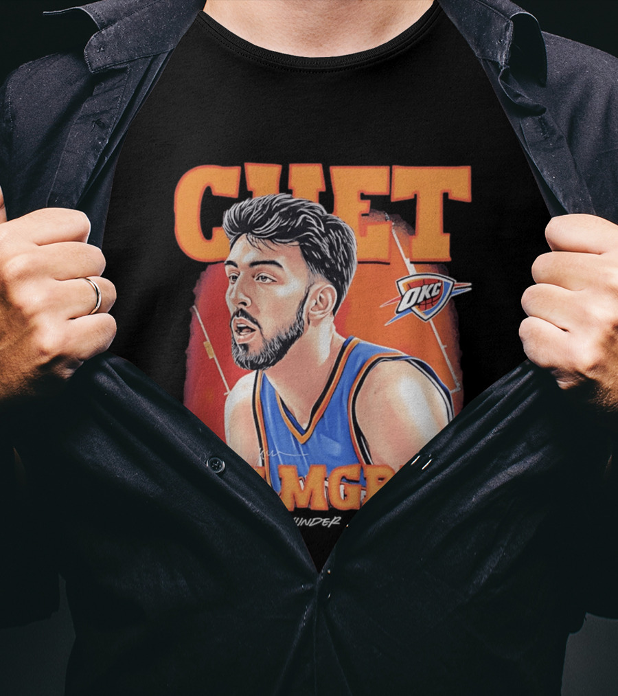 Chet Holmgren OKC Thunder 90s Airbrush T-Shirt
