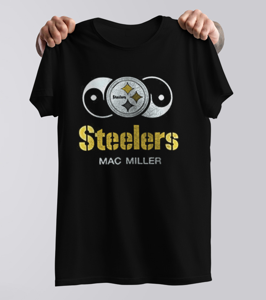 Steelers Mac Miller Mitchell And Ness Pittsburgh Collaboration T-Shirt