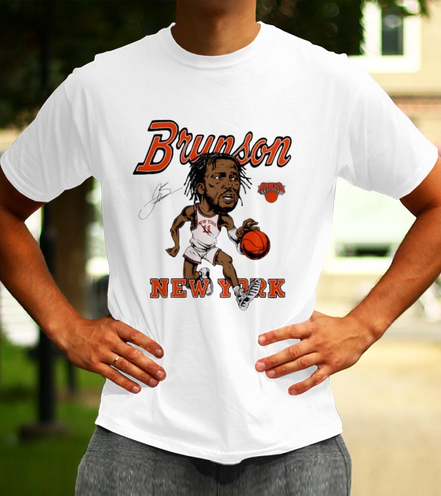 Brunson New York Knicks Basketball Player Tri Blend T-Shirt
