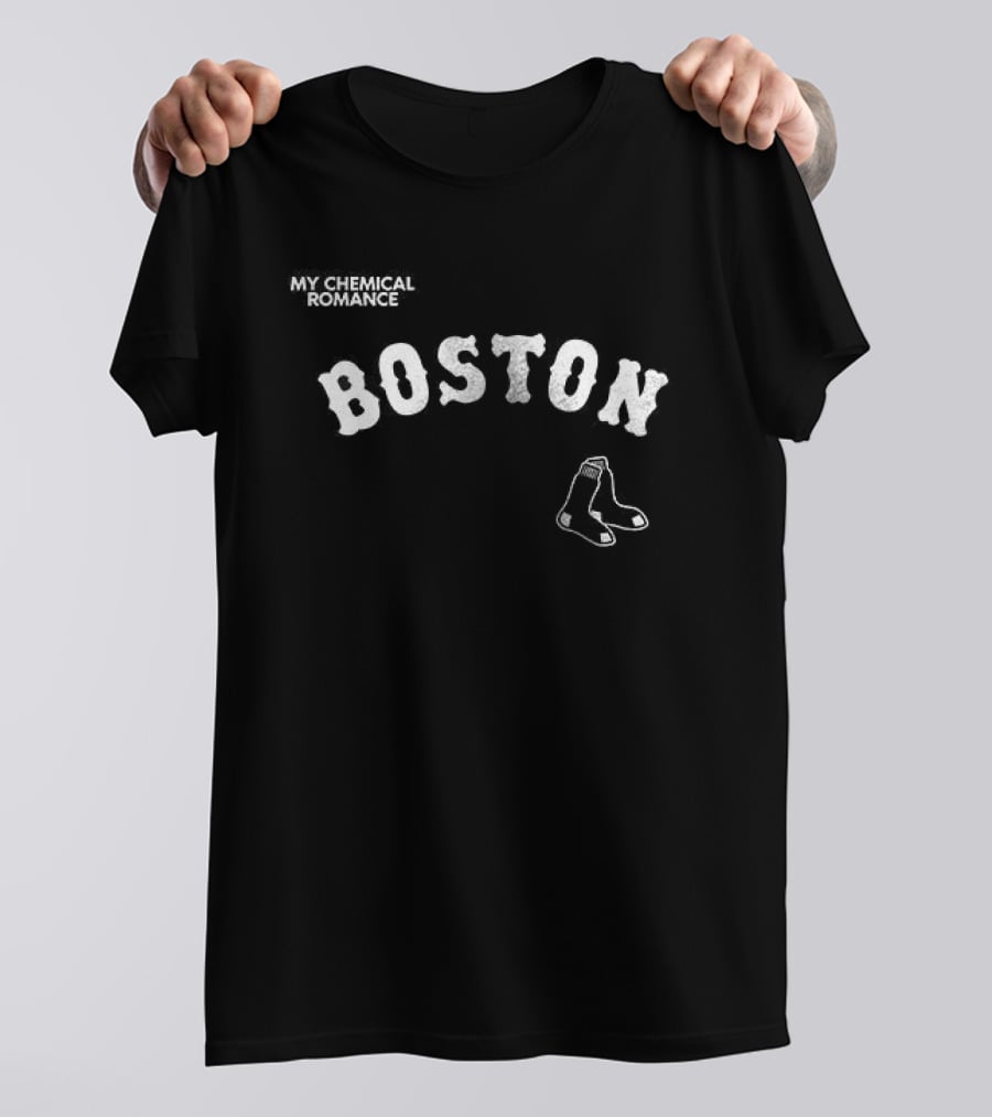 My Chemical Romance Boston Red Sox The Black Parade Collaboration T-Shirt