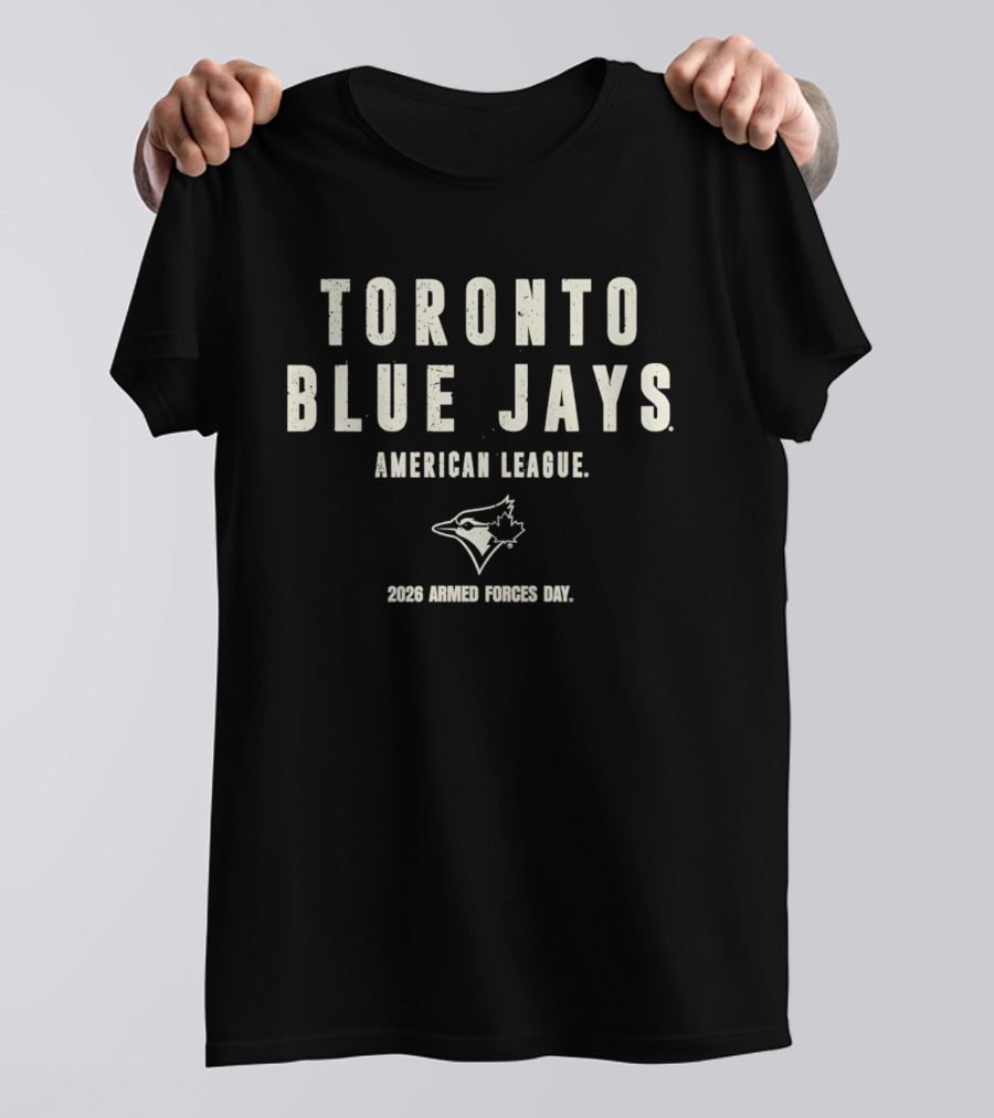 Toronto Blue Jays 2026 American League Armed Forces Day T-Shirt