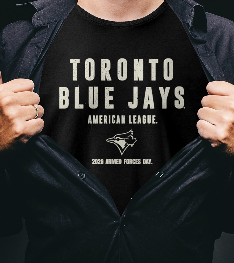 Toronto Blue Jays 2026 American League Armed Forces Day T-Shirt