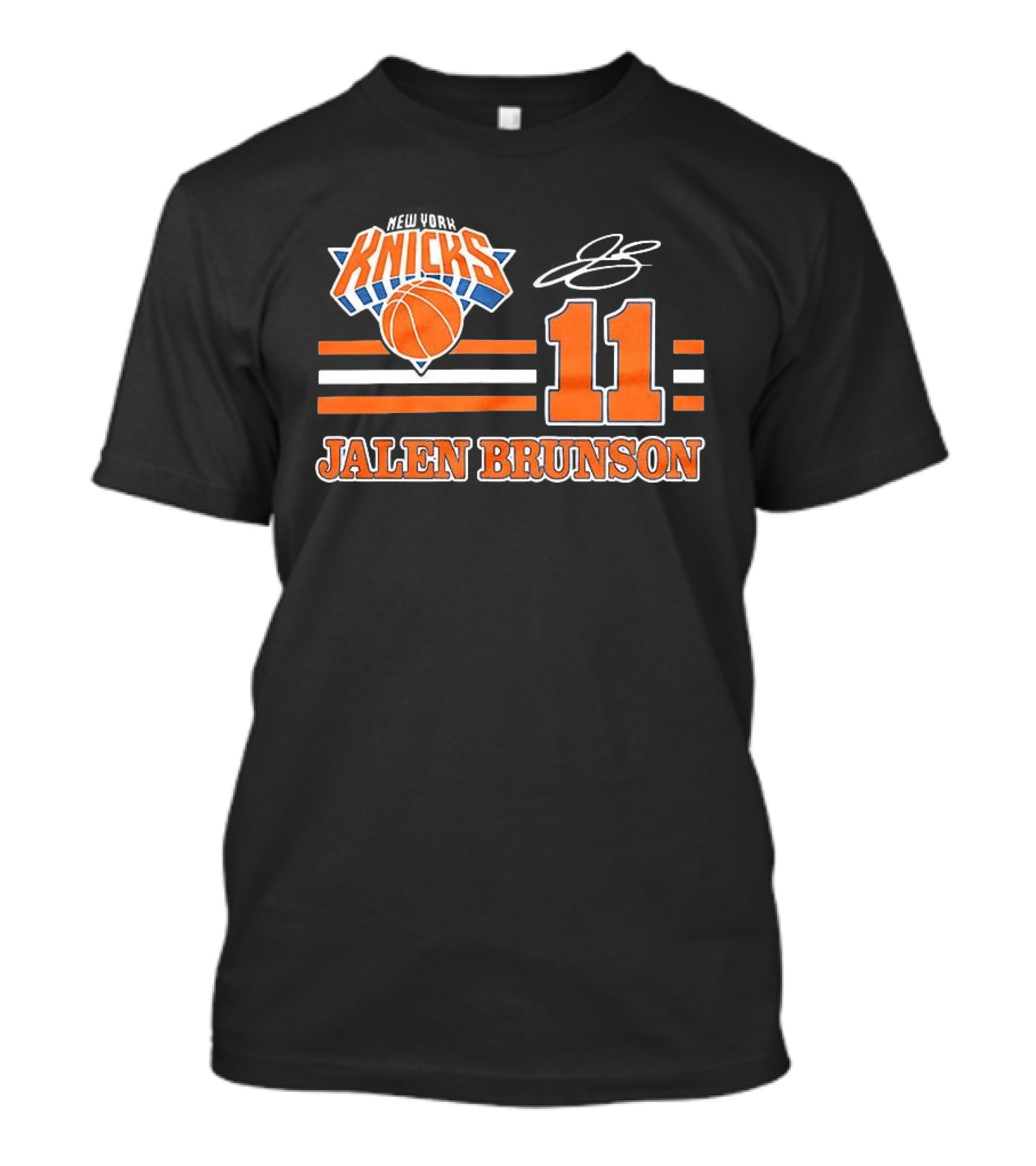 New York Knicks Jalen Brunson Number 11 NBA Basketball T-Shirt