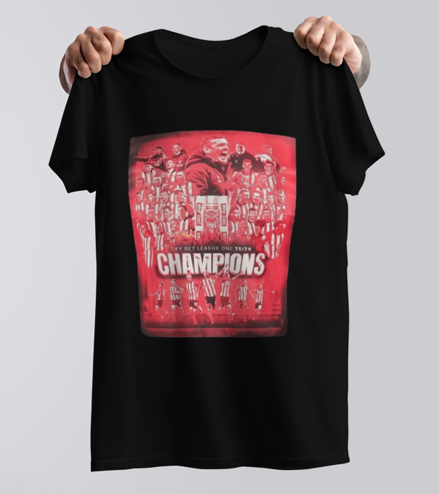 Sky Bet League One 25 26 Lincoln City Champions T-Shirt