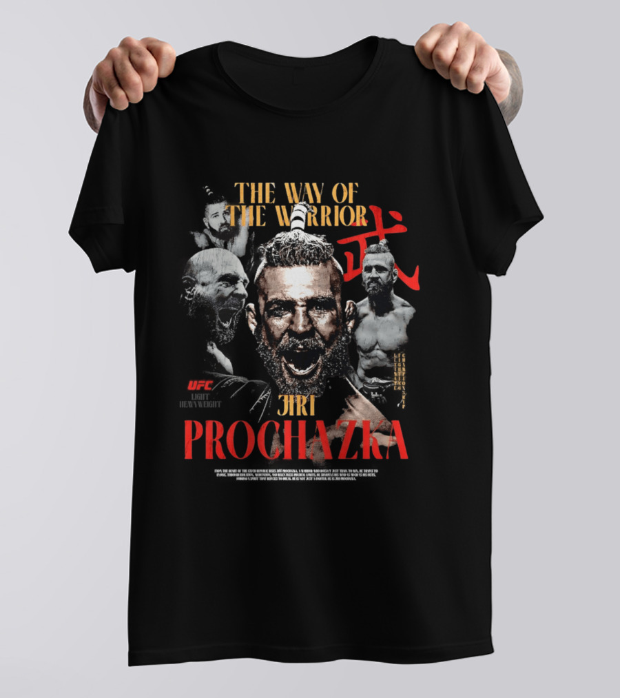 UFC Jiri Prochazka The Way Of The Warrior Ultimate Fighting Championship T-Shirt