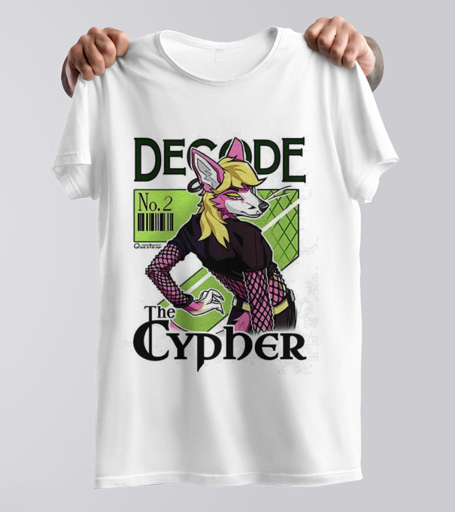 Decode The Cypher No.2 Retro Futuristic Vibe T-Shirt