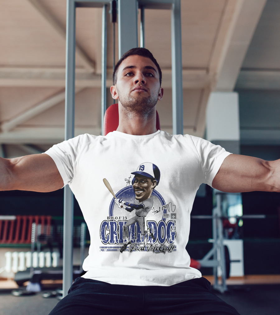 Fred McGriff Crime Dog B.H.O.F.23 Toronto Blue Jays Bruce Stark T-Shirt