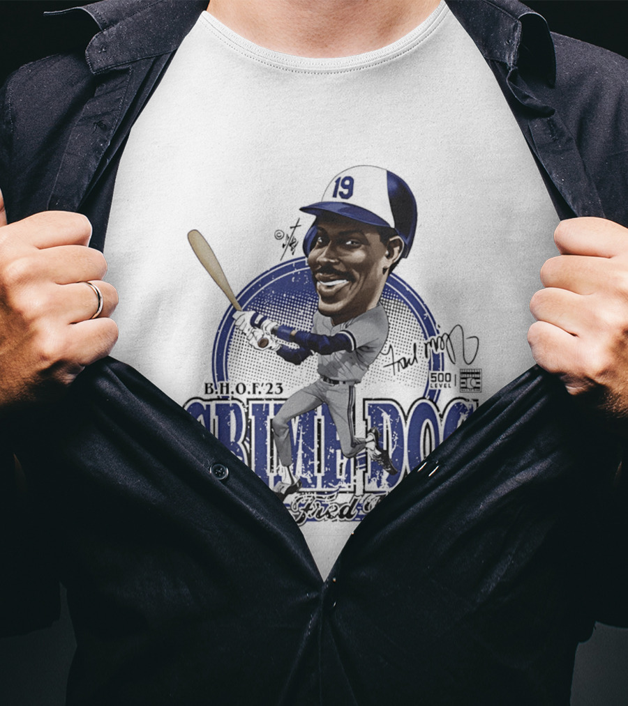 Fred McGriff Crime Dog B.H.O.F.23 Toronto Blue Jays Bruce Stark T-Shirt