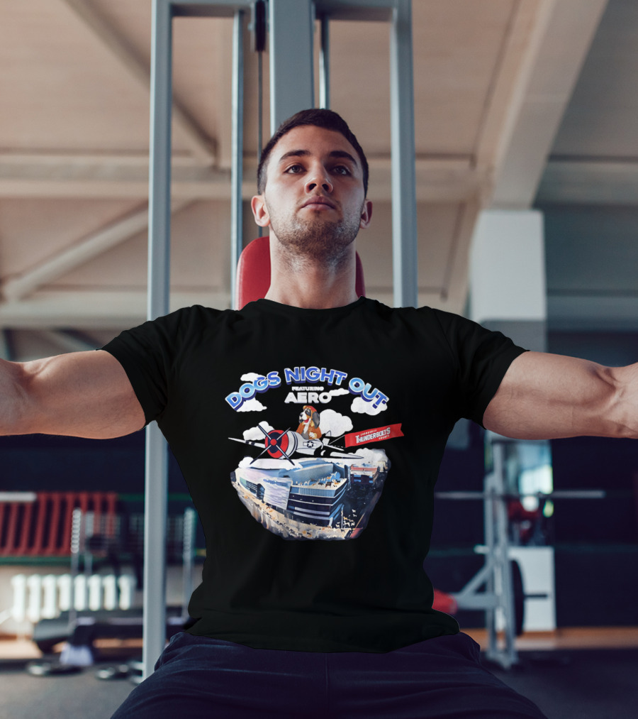 Evansville Thunderbolts Dogs Night Out Featuring Aero Event T-Shirt
