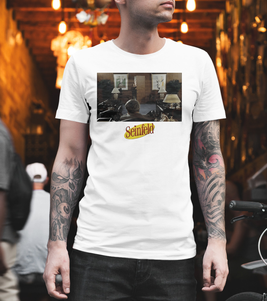 Seinfeld New York Yankees George Costanza And Steinbrenner Scene T-Shirt