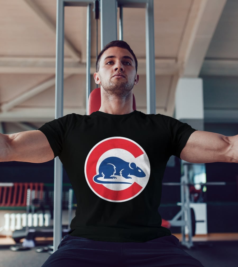 Wrigley Rats C Red And Blue Rat T-Shirt