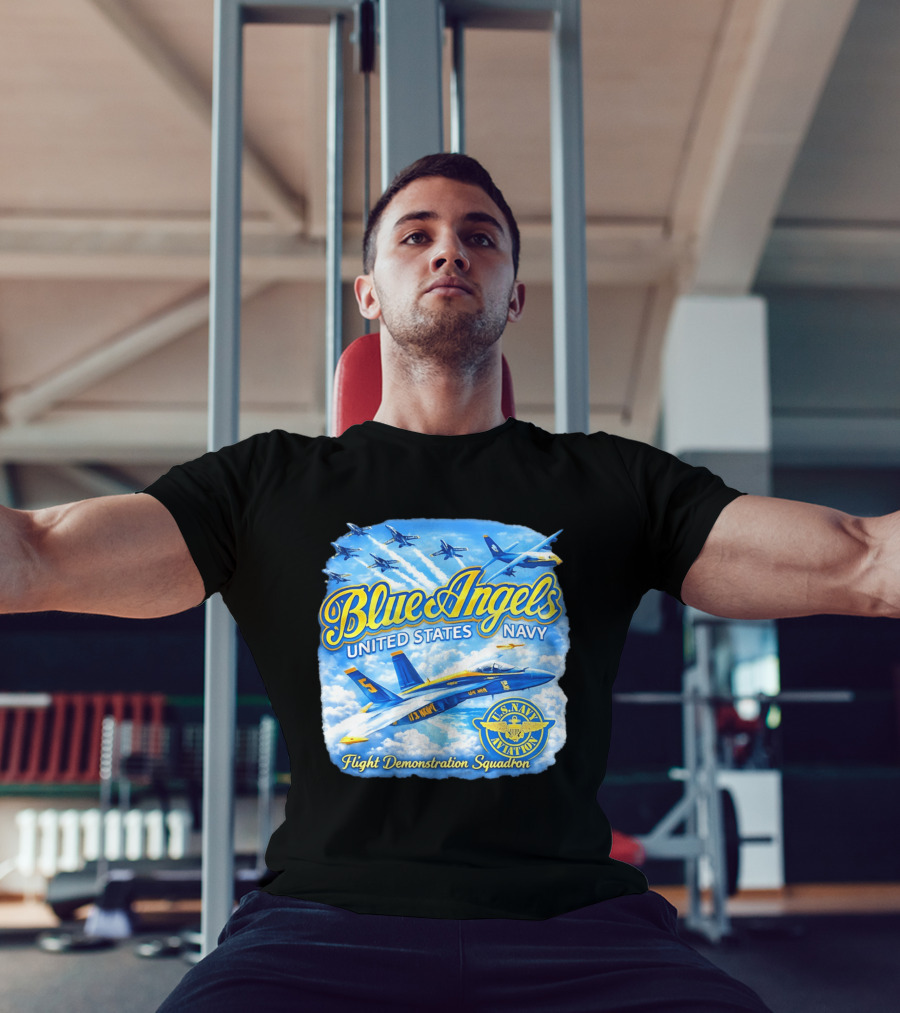 Blue Angels United States Navy U.S. Navy Aviation Flight Demonstration Squadron T-Shirt