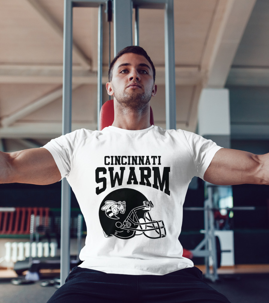Cincinnati Swarm Hornet Football Helmet 2026 T-Shirt
