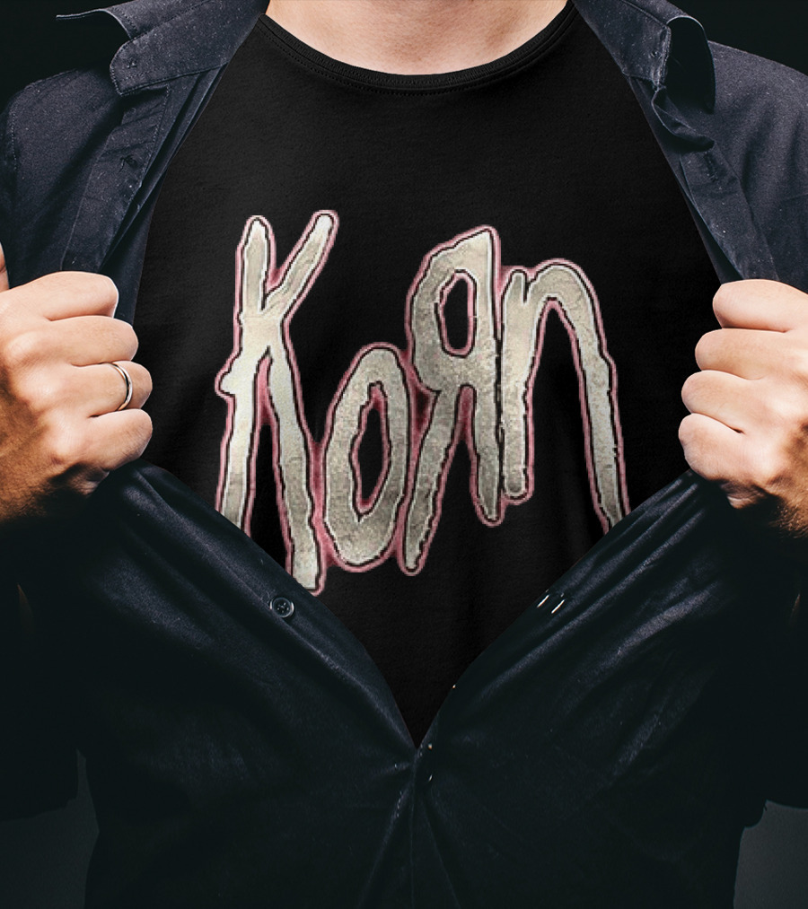 Korn Sick New World Las Vegas Festival Venue Iconic Band Name T-Shirt