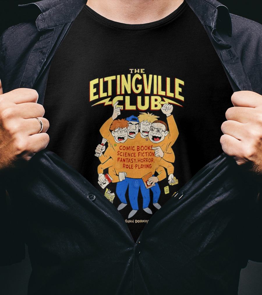 The Eltingville Club Comic Books Science Fiction Fantasy Horror Role Playing Evan Dorkin T-Shirt