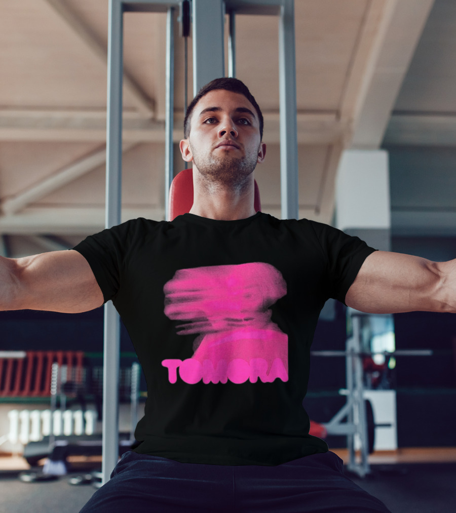 TOMORA Pink Blurred Portrait Friendly Companion T-Shirt