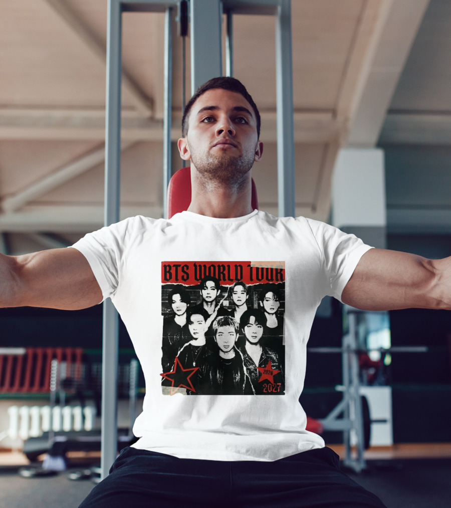 BTS World Tour 2026 2027 Arirang Concert Bangtan Sonyeondan Tour T-Shirt
