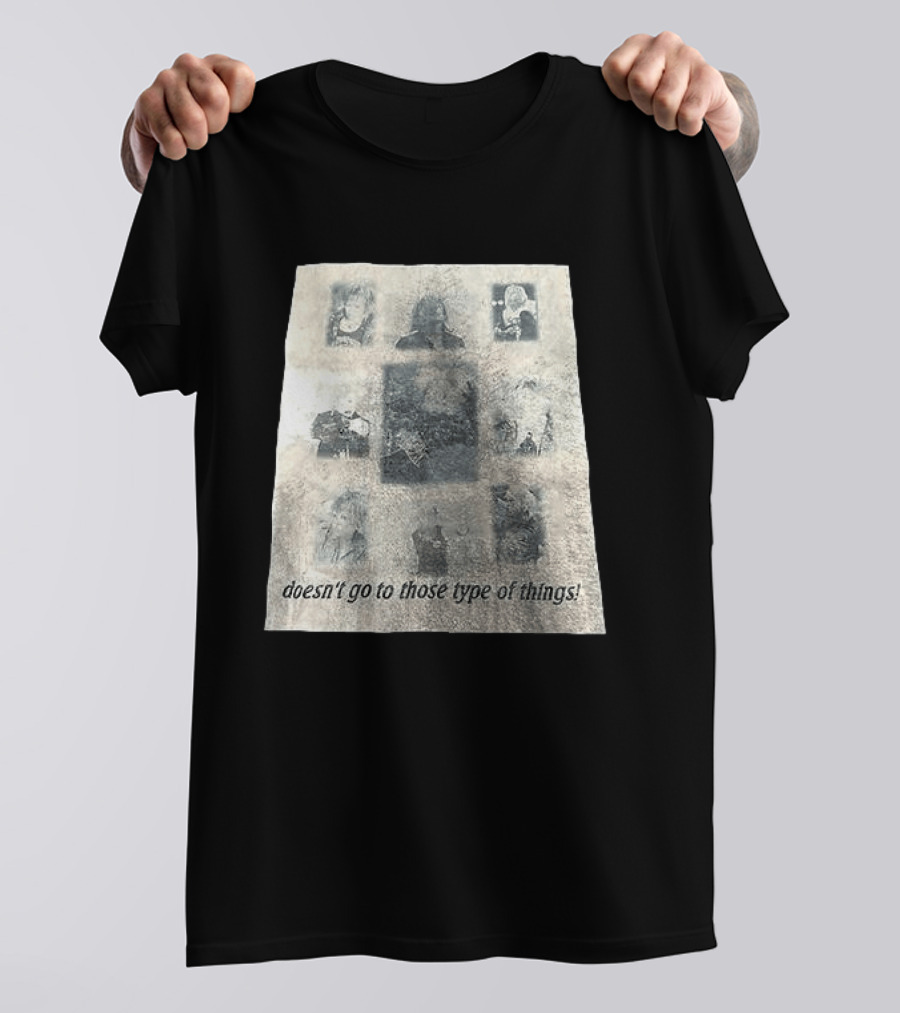 Dir En Grey Kyo Collage Doesn't Go To Those Type Of Things T-Shirt