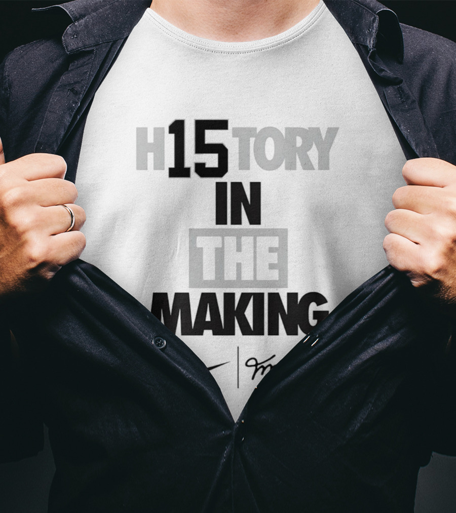 Fernando Mendoza Las Vegas Raiders H15tory In The Making Nike T-Shirt