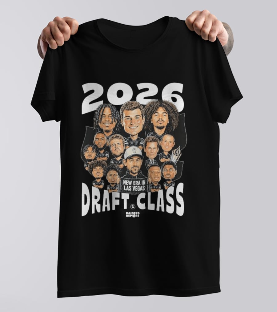2026 New Era In Las Vegas Draft Class Team Players T-Shirt