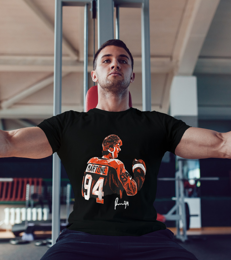 Porter Martone 94 Philadelphia Flyers Hockey NHL Player T-Shirt
