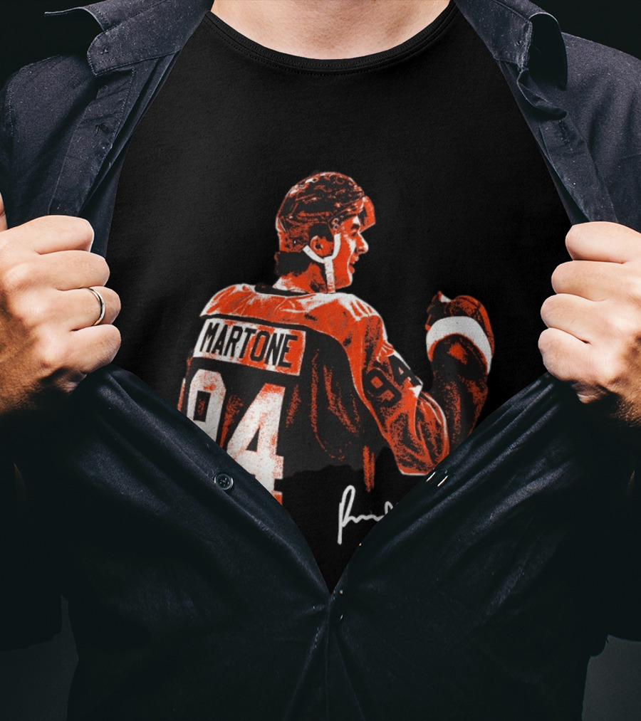 Porter Martone 94 Philadelphia Flyers Hockey NHL Player T-Shirt