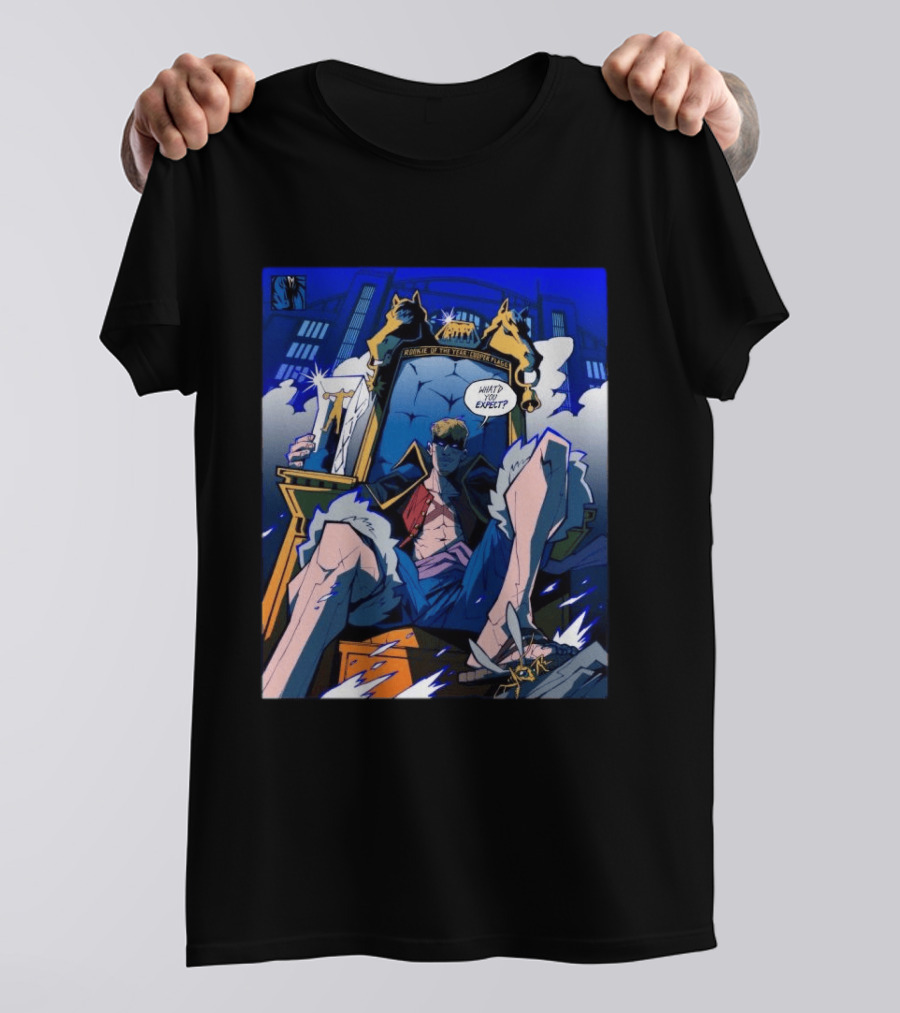 Cooper Flagg Dallas Mavericks Rookie Of The Year One Piece Luffy Pirate King Throne T-Shirt