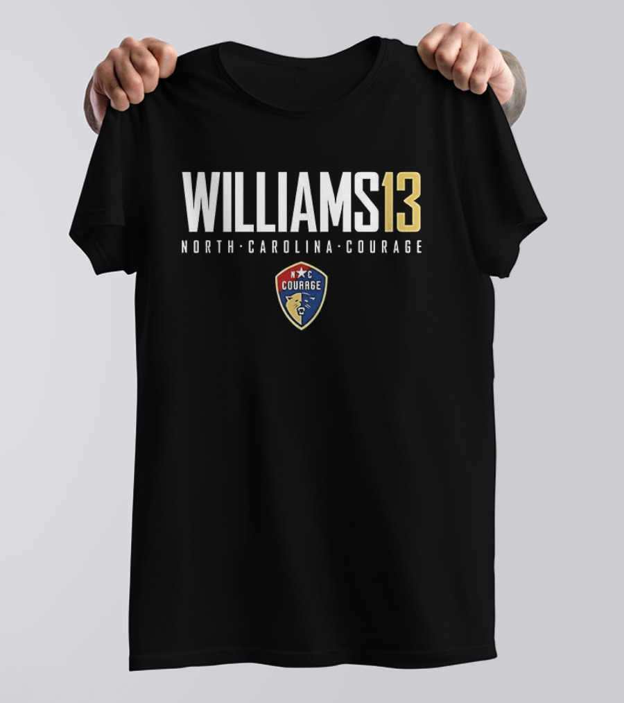 WILLIAMS 13 North Carolina Courage NC T-Shirt