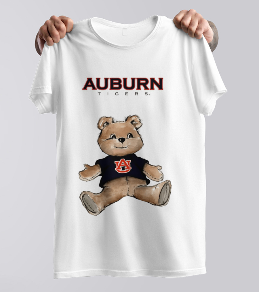 Auburn Tigers Teddy Bear AU Classic Cartoon T-Shirt